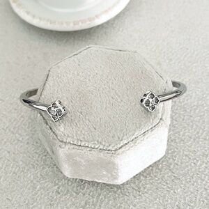 Kendra Scott Iris Rhodium cuff bracelet